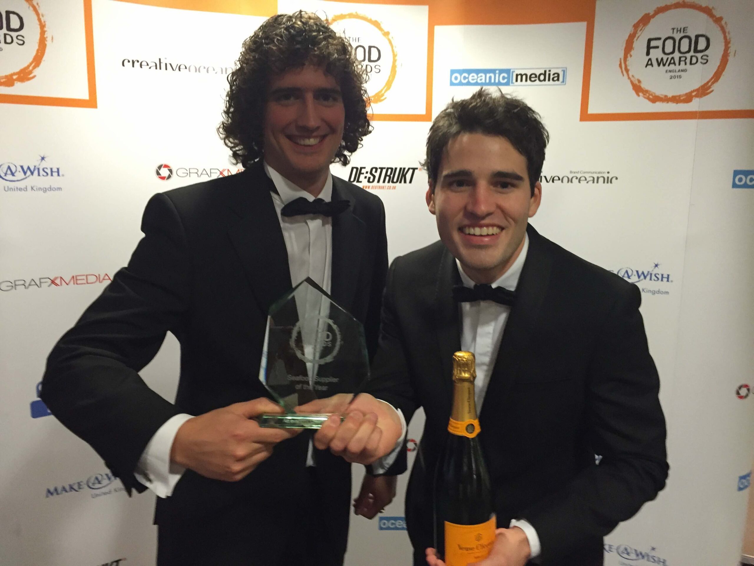 We won! Crowned Seafood supplier of the year….